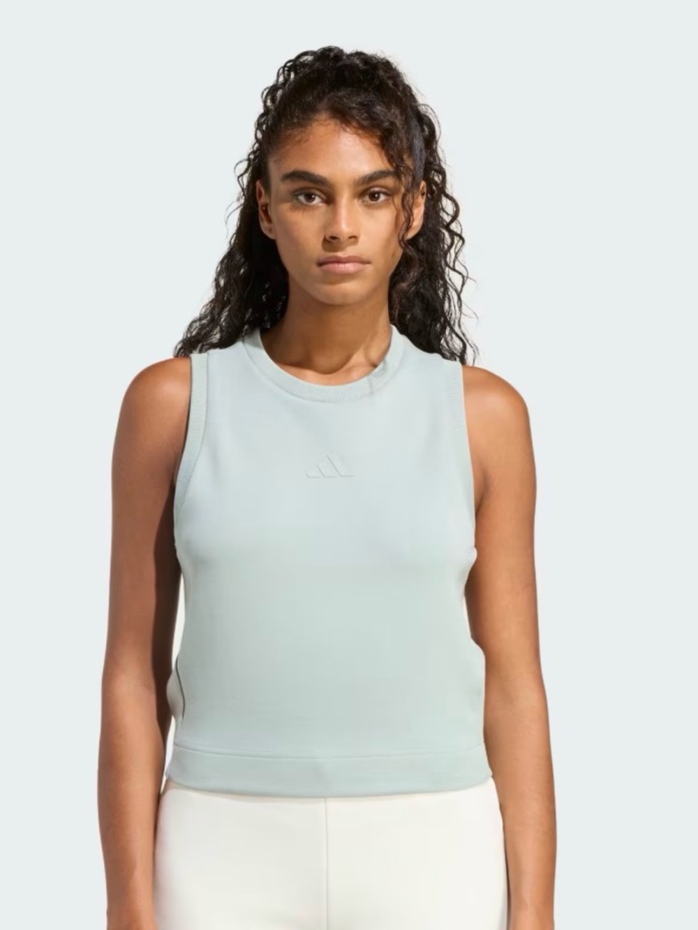 adidas Women's Sage Green Tank Top